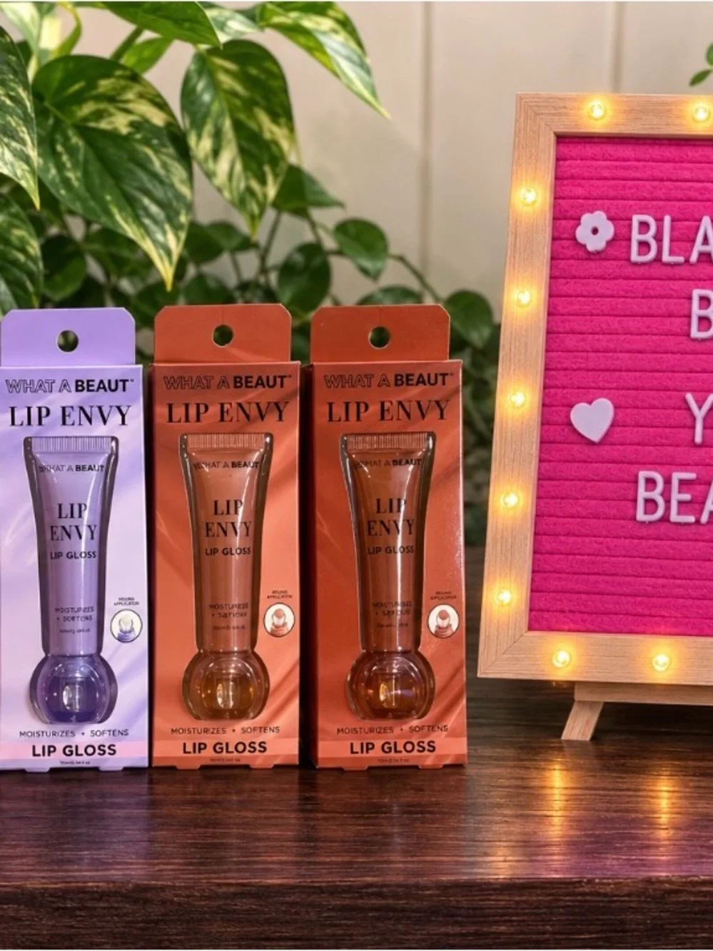 What A Beaut Lip Envy Lip Gloss Set of 5 Truly Beauty Inspired Dupes